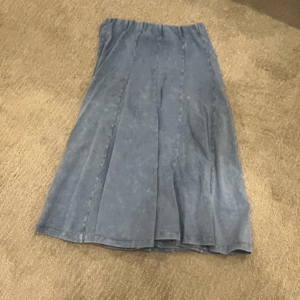 Kiki Riki women’s light denim wash short skirt